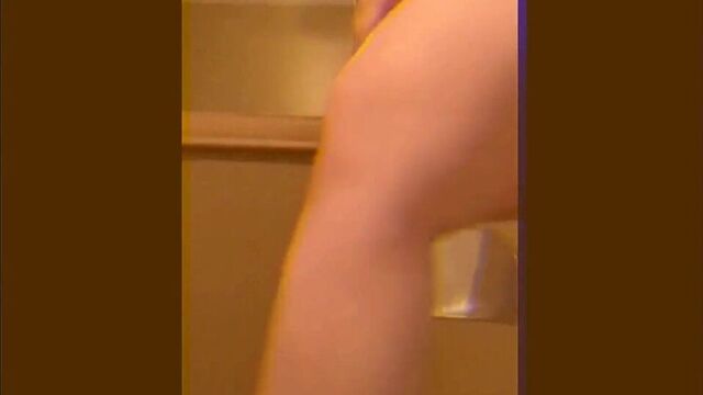 Riding My Black Dildo