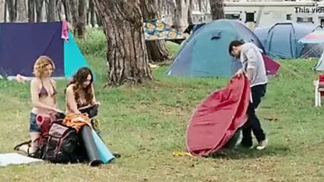 Chiara Francini e Sarah Felberbaum naked in italian movie