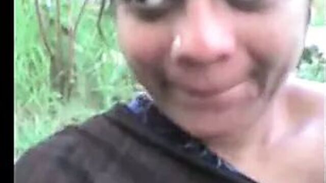 Bengali Aunty Outdoor Fun with Partner