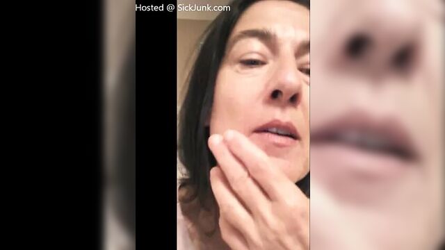 Pervy Grandmother Talks About Cum On Her Face