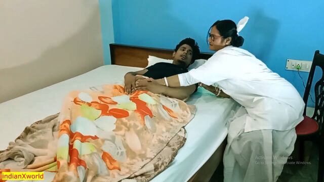 Indian sexy nurse, best xxx sex in hospital!! Sister, please let me go!!