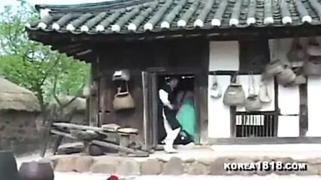 Traditional korean woman gets fucked