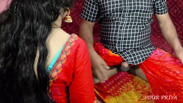 Indian old man convinced his daughter-in-law to have sex