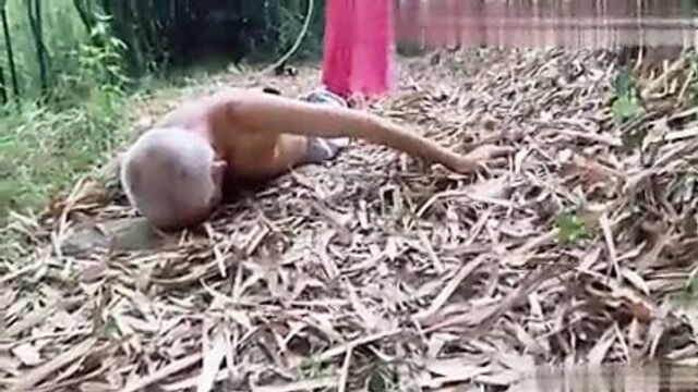 Grandpa gets to fuck the queen