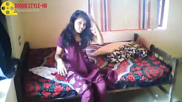 Indian Desi Couple Mad In The Crazy Love At Home Alone