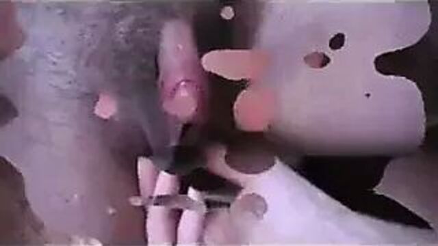 Girl licking and sucking big clitoris of mature woman