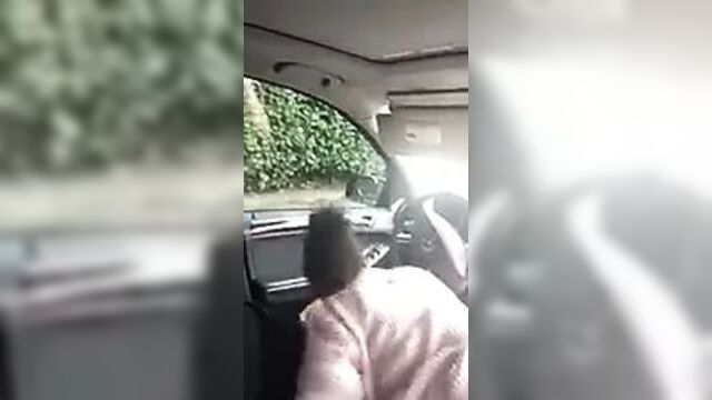 Crazy bj in a car