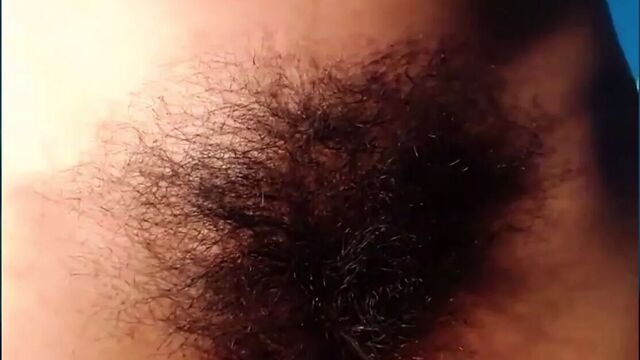 Mexican shows her hairy pussy
