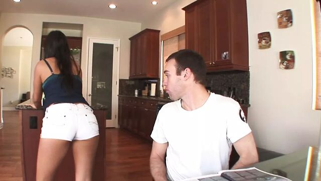 Latina Laurie Vargas gets her ass and hairy pussy fucked