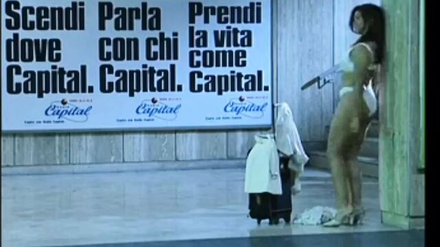 Hot hairy pussy girl flashing pussy and boobs at the subway