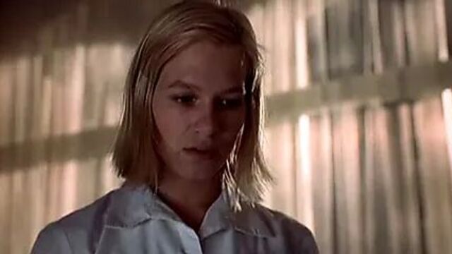 Nurse Franka Potente gives patient reluctant handjob