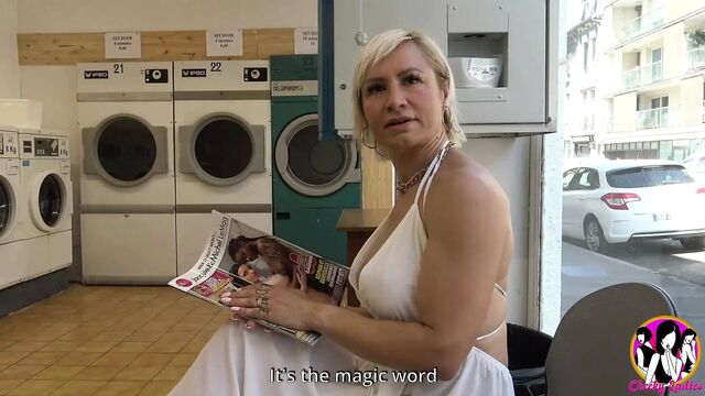 Ultra hot blonde Kimi fucked both hole with 2 hard cocks