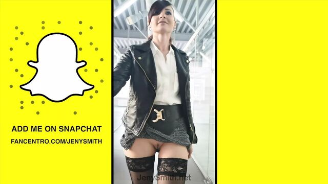 Jeny Smith Snapchat compilation - Public flashing and nude