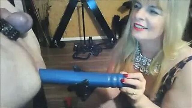 CHEEKY UK DOMME HAS FUN WITH HER SUB