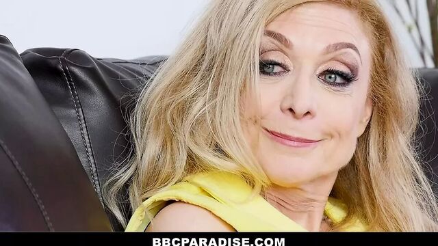 MYLF - Horny Housewife Deals With Black Dude That Her Husband Recently Fired By Fucking Him