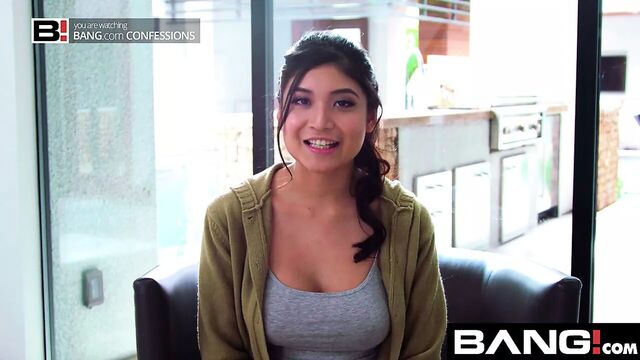 BANG Confessions: Busty Asian Brenna climax getting a tattoo