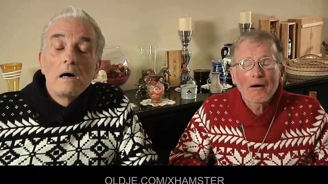 Horny grandpas fuck a sexy young nurse