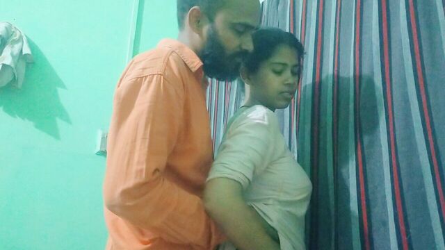 Stepmom with big tits was fucked while she was stuck in the