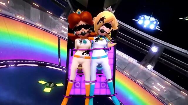 Princess Daisy bondage compilation with sound