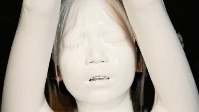 Bondage fetish body painting