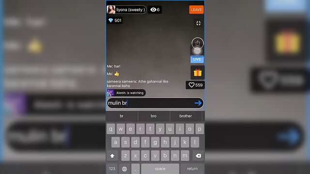 Sri lankan girl live fun